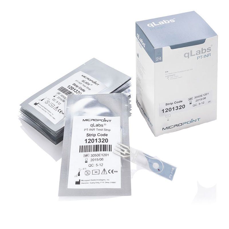 Micropoint Biotechnologies Тест-полоска qLabs PT-INR Test Strip 24шт/упаковка