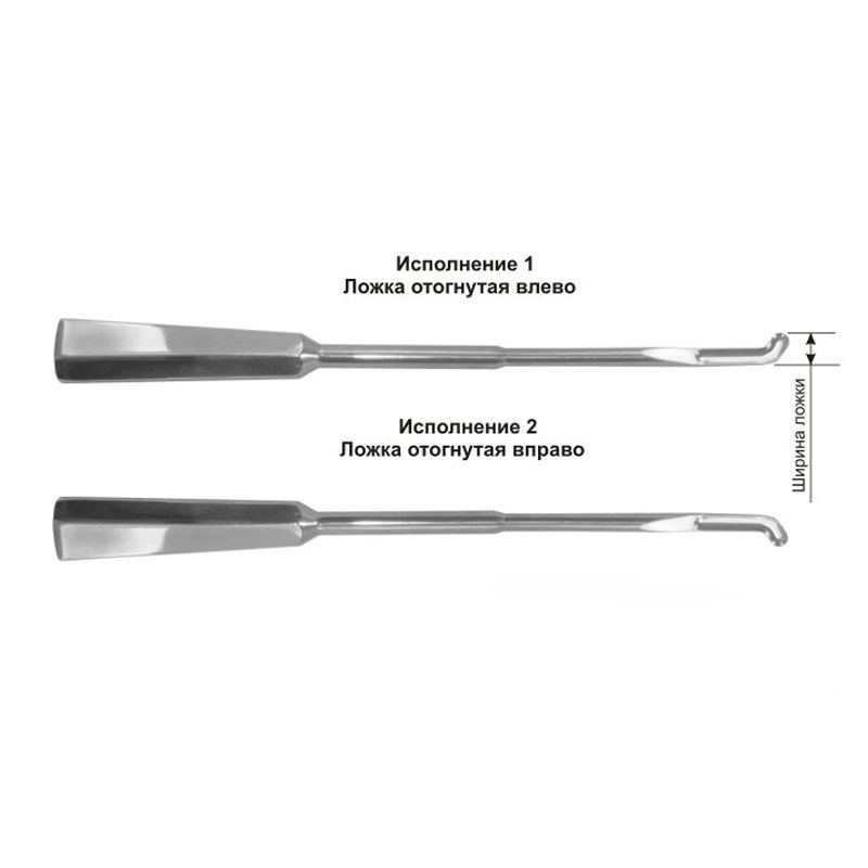 Арете Ложка отогнутая