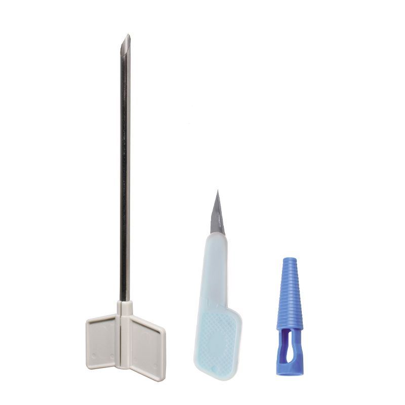 Urovision SupraVision PUR Puncture and Exchange Set with pigtail and funnel