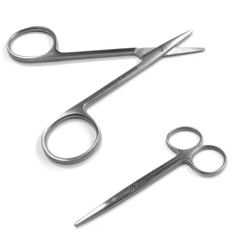 Surgicon глазные прямые тупоконечные  113 мм